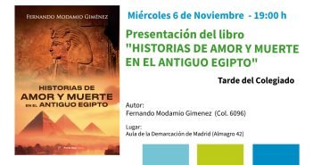 Presentación el libro: Historias de amor y muerte en el antiguo Egipto»