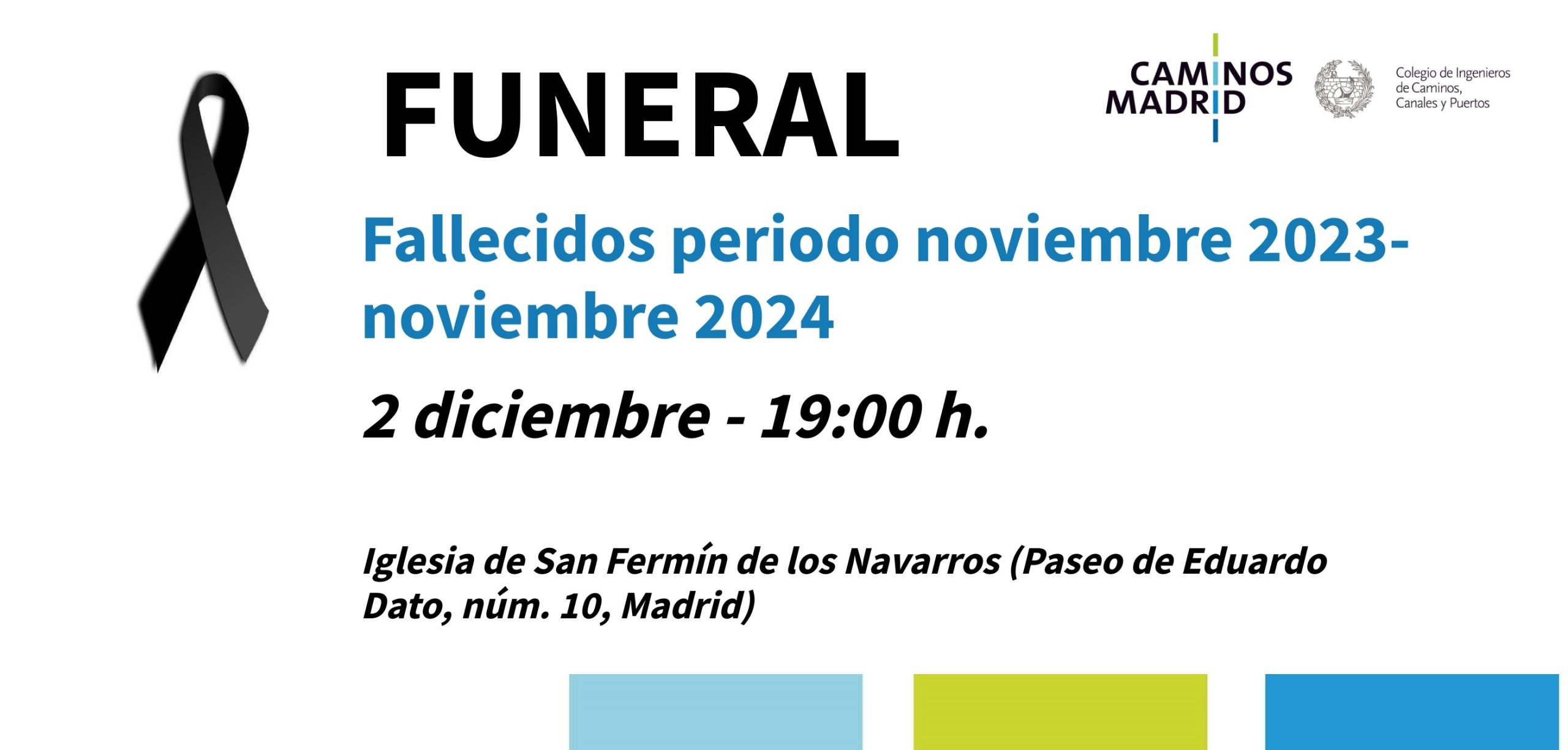 Funeral por los colegiados de la Demarcación de Madrid Fallecidos