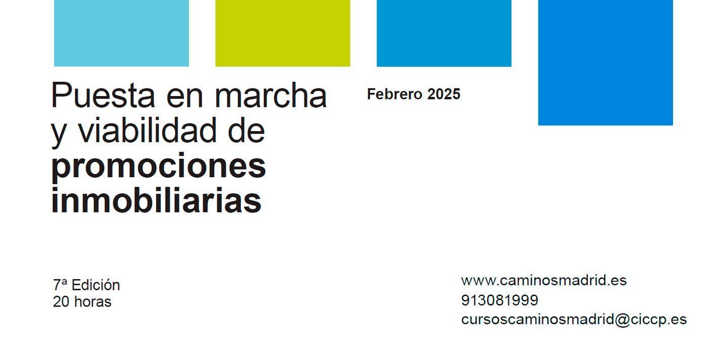 Puesta en marcha y viabilidad de promociones inmobiliarias